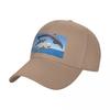 Dogs and Dolphins Baseball Cap New In The Hat Visor Rave Unisex Golf Wear Womens