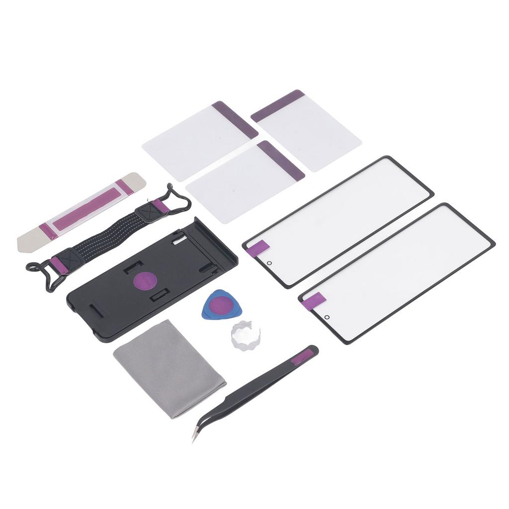 2PCS Front Outer Lens Glass Screen Replacement Repair Kit for Galaxy Z Fold 2 5G F916 with OCA Glue