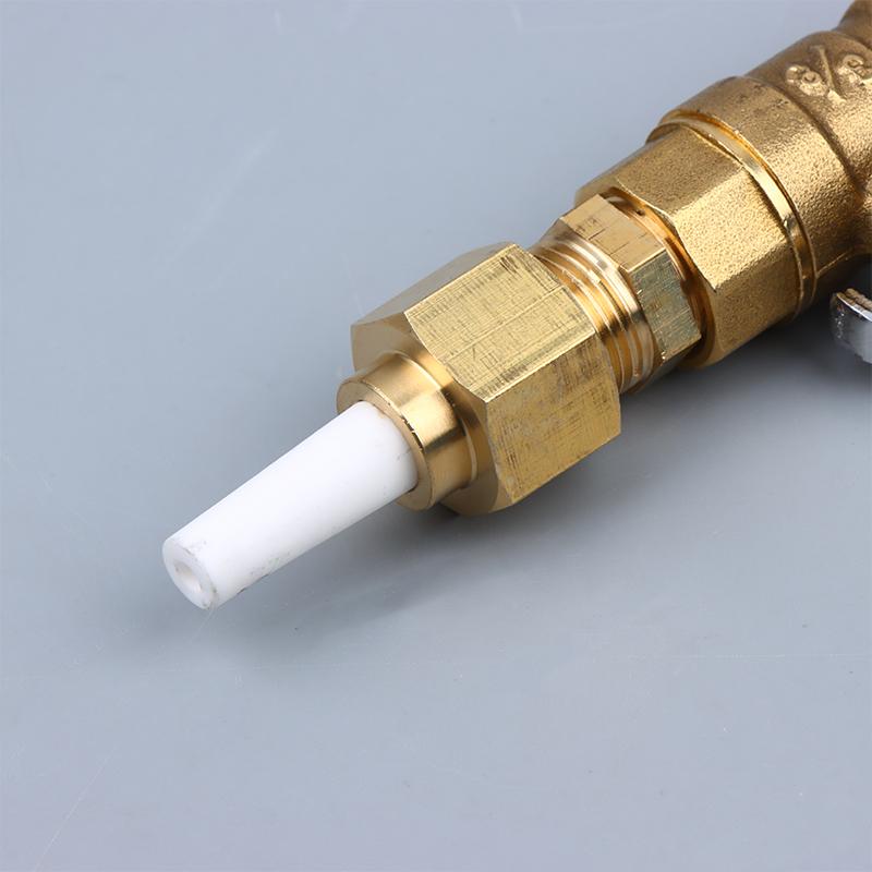 1 Set Valve Sandblasting Gun Sand Spraying Air Tip Sand Blaster Nozzle For 5 Gallon Sandblast Tanks