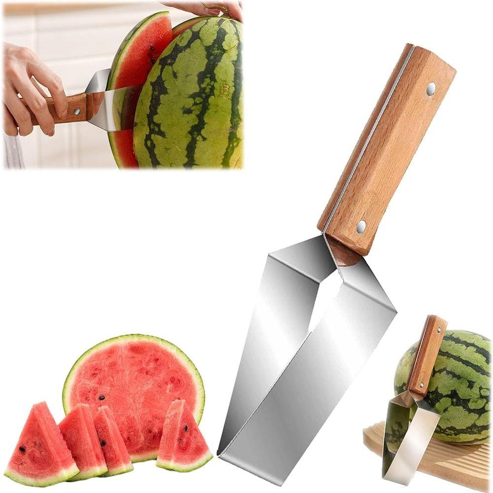 Triangle Fruit Cutter Handheld Melon Cutting Tool Multi-Function Watermelon Slicer  Kitchen Gadgets