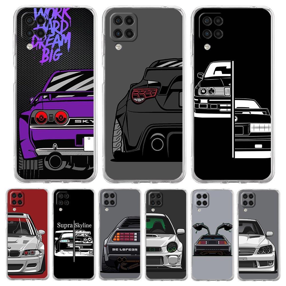 Japan JDM Sports Cars Comic Phone Case For Samsung A13 A33 A35 A55 A73 A53 A23 A51 A71 A21S A31 A41 A05s A03S A15 A25 5G Cover