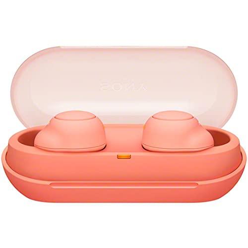 Sony Wireless Noise Cancelling Earbuds WF-C500 Coral Orange 5.4g IPX4 Water Resistant High-Precision Call Easy Pairing