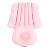 Bathtub Bath Pillow Adults Tub Universal Cushion Ergonomic Soft Support Breathable Non Slip Short Light Pink