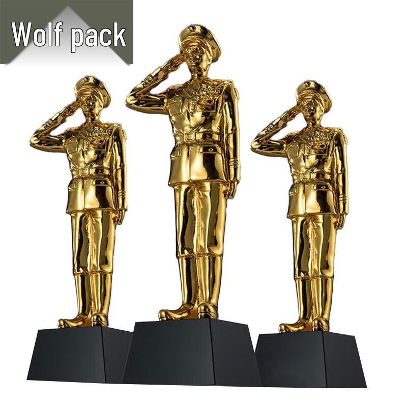 Retirement Commemorative Golden Figurine Gift