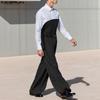 INCERUN Men Zip-up High Waist Tube Design Casual Long Loose Pants Trousers