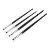 4pcs Eye Shadow Eyeline Brushes Soft Brush Comfortable Handle Hair Detail Makeup Brush Kit