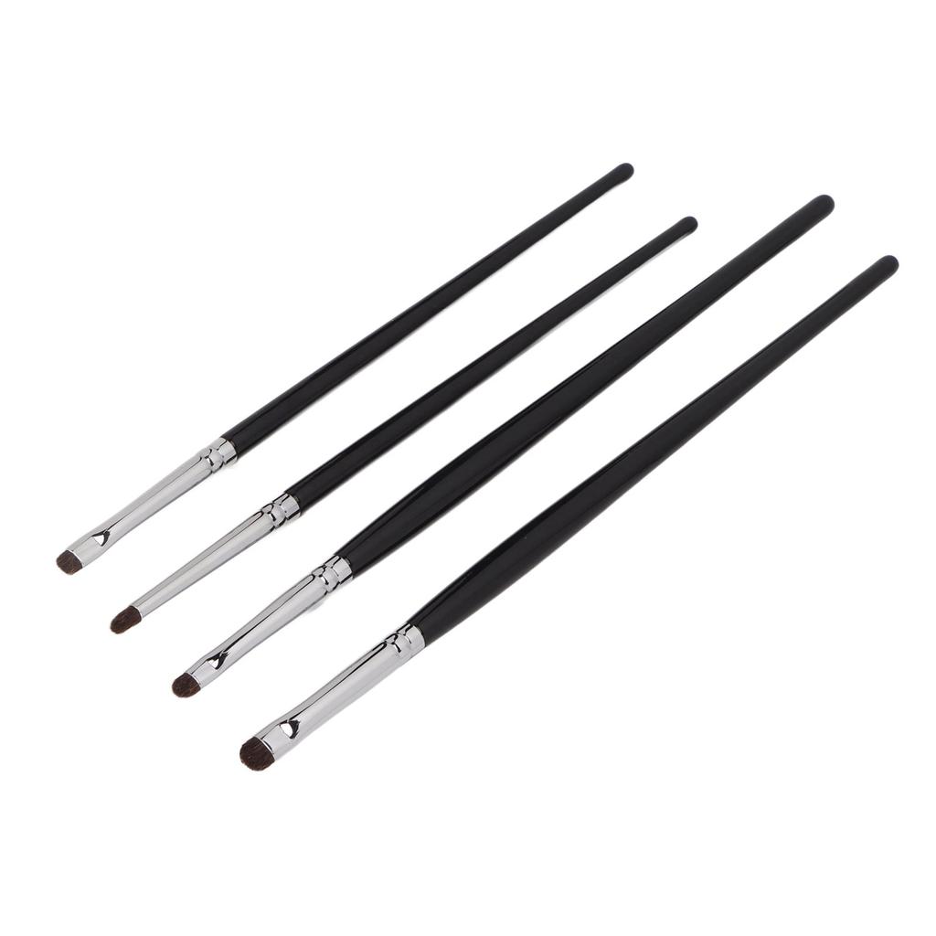 4pcs Eye Shadow Eyeline Brushes Soft Brush Comfortable Handle Hair Detail Makeup Brush Kit