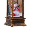Christmas Snow Globe Lantern for Desktop Display And Night Illumination