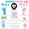 Boy Or Girl Paper Flower Ball Flag Sex Reveal Balloon Set, Baby Shower Baby Decoration Reveal