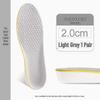 Breathable Invisible Height Increasing Insoles for Men and Women - Soft, Lightweight, and Thickened for Sneakers
