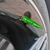 4 Stück 45/60mm Reifenventilkappen Spiked Design Staubdicht Aluminiumlegierung Fahrräder Motorrad Reifenventilkappen Autozubehör