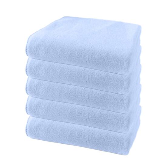 5Pcs Absorbent Microfiber Towel Quick Drying Washcloth 14" X 30" Skin-Friendly Towel for Bathroom Fitness Sports Yoga Beach