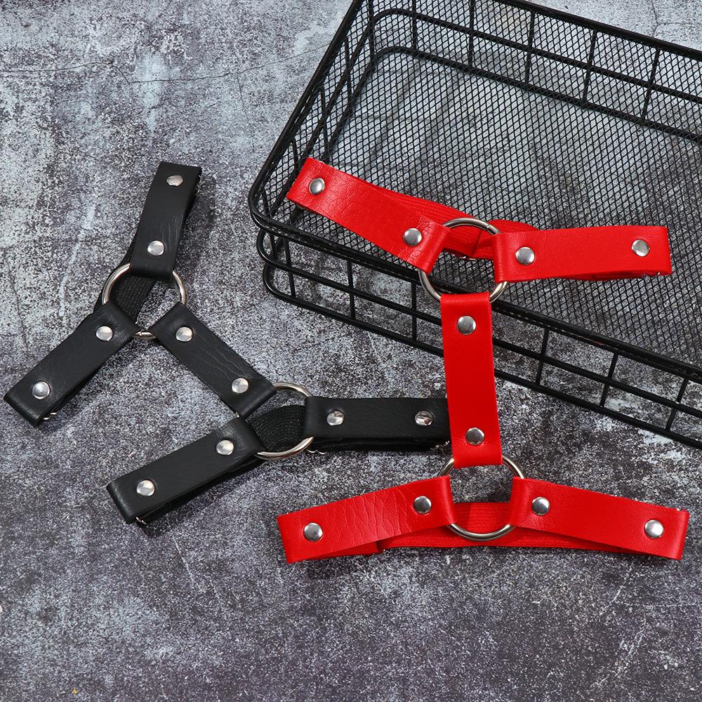 Elastice Nightwear Leather Gothic Leg Harness Garter Belt Thigh Ring Garters