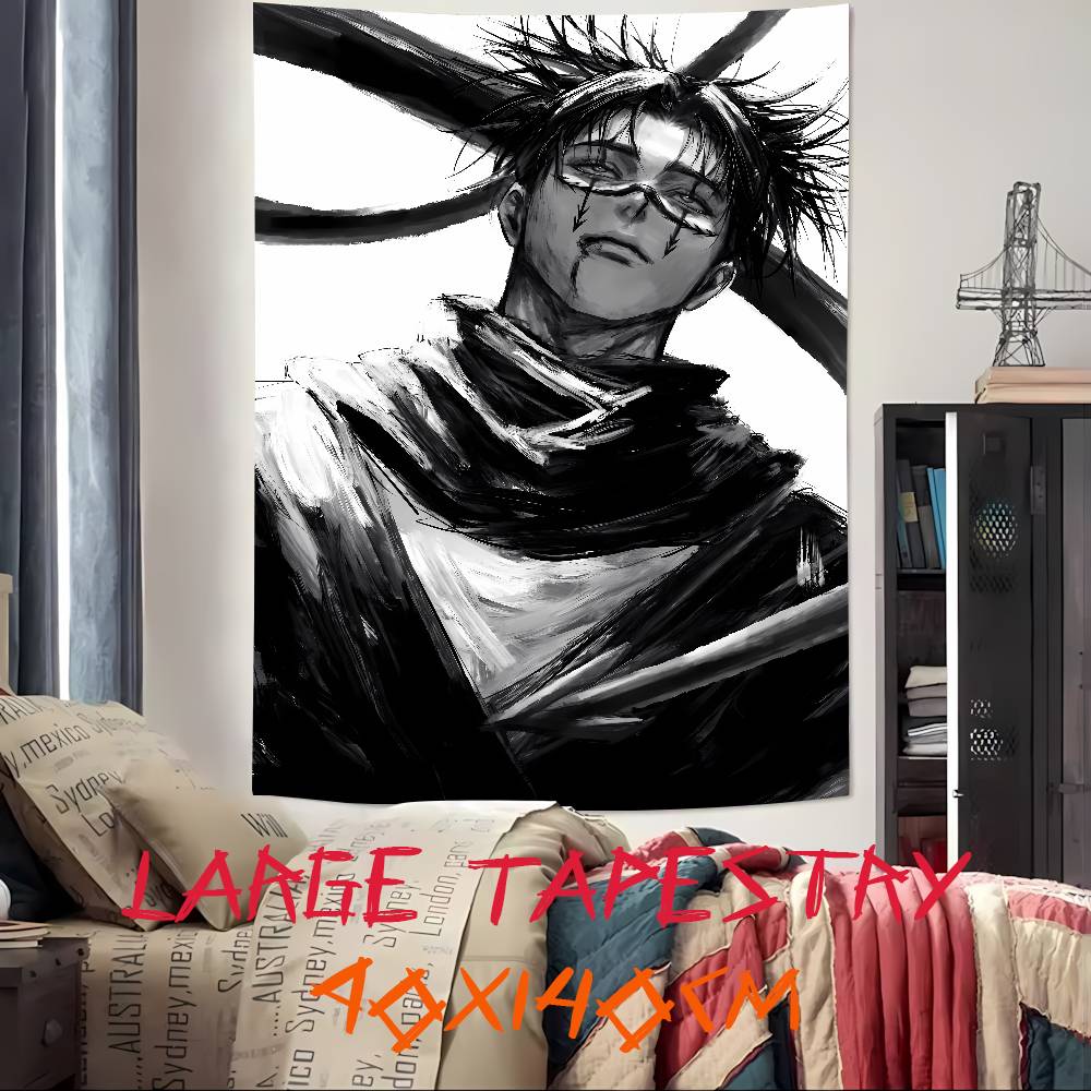 Popular Anime Cool Choso Tapestry Decoration Bedroom Dormitory Background Cloth Holiday Home Party Living Room Club Tapestry