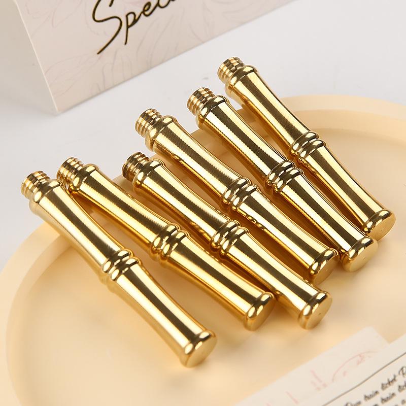 Mini Bamboo Joint Brass Handle Sealing Wax Stamp