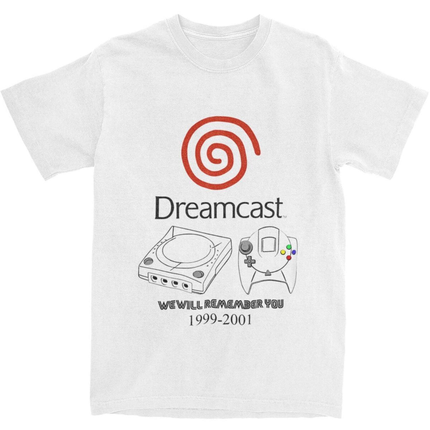 

Мужская футболка Dreamcast 4 Life Футболки Хипстерские Мы будем помнить тебя Летняя футболка Винтажная Повседневные Хлопковые Топы Подарок S чёрный