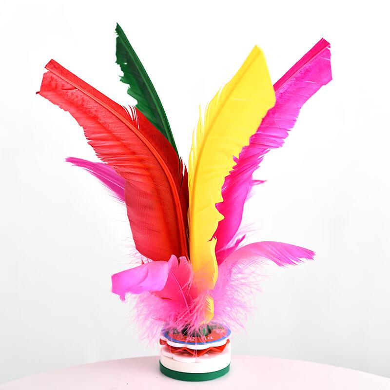 Children s Colorful Goose Feather Fitness Shuttlecock