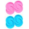 Moon and Stars Earring Decor Mold DIY Epoxy Resin Keychain Silicone Mold Christmas Pendant Mold Home Decorations Mold