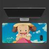Mei Kusakabe Cartoon Mouse Pad, Large Gaming Desk Mat, Non-slip XXL Mousepad for Laptop & Tablet, Mini PC Playmat with Stitched Edges