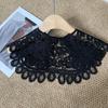 Mesh Crochet Shawl Detachable Collar Sweet Blouse Shoulders Fake Collar  Spring