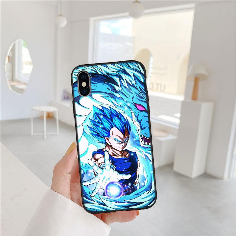 

LO39 Dragon Ball Vegeta Soft Shell Phone Case for iPhone SE X XS XR 11 16E 17 Pro Max Air 8 7 6 6s Plus iPhone XR