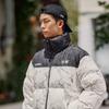 Li Ning Hot Pots Down Collection Sports Fashion Collection Down Jacket Unisex Black White Ice Crackle AYMU601-2