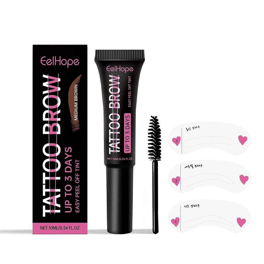 LongLasting Tattoo Eyebrow Gel Natural Color, Moisturizing Nourishing Care