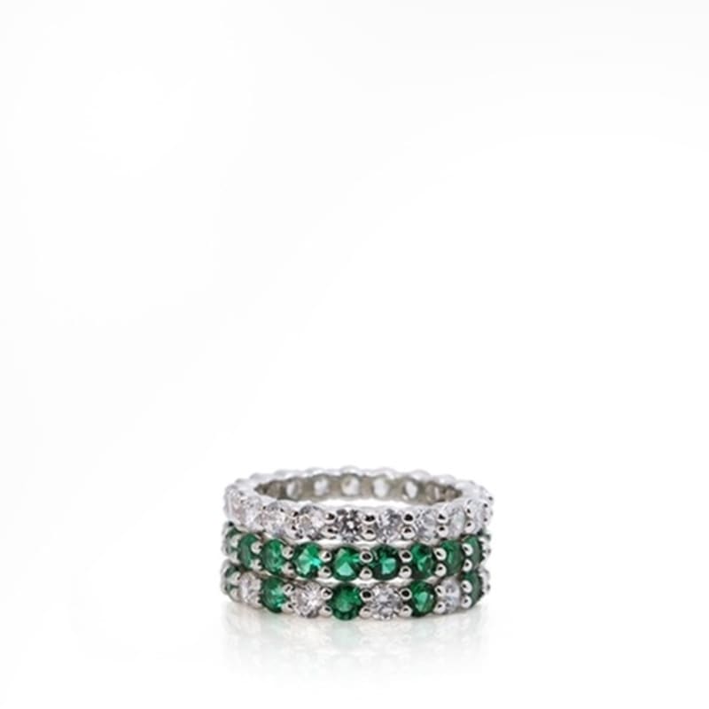 ozel [Custom Made]Silver925 Starlight CZ Ring ES131R