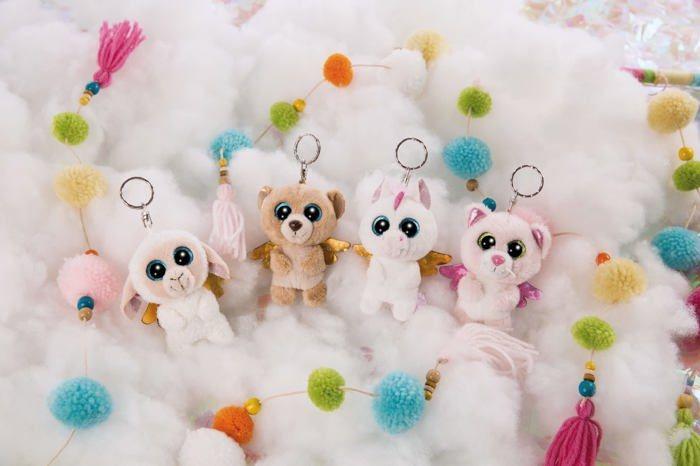 Peluche - NICI - Glubschis - Ange Gardien - Mouton Glowy Nalla - 9 Cm