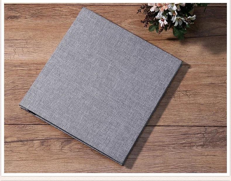 DIY Retro Family Large-capacity Self-adhesive Lamination Simple Linen Photo Album