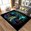 3D 80er Jahre Gamer Controller Bereichsteppich Groß, Teppich für Wohnzimmer Schlafzimmer Küchendekoration, Teppiche für Schlafzimmermatte Zuhause