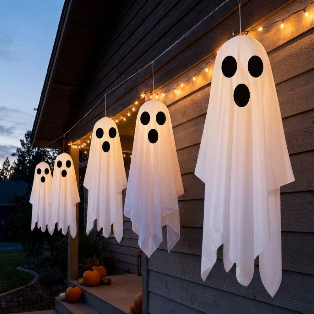 Eerie Halloween Hanging Ghost Decor Scary Spooky Front Door Hanging Halloween Gifts