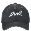 Gorra de Béisbol con Logo de Letra Duki Vintage para Mujer y Hombre Gorra de Camionero Visera Solar para Exteriores Gorras de Béisbol para el Sol Regalo de Cumpleaños