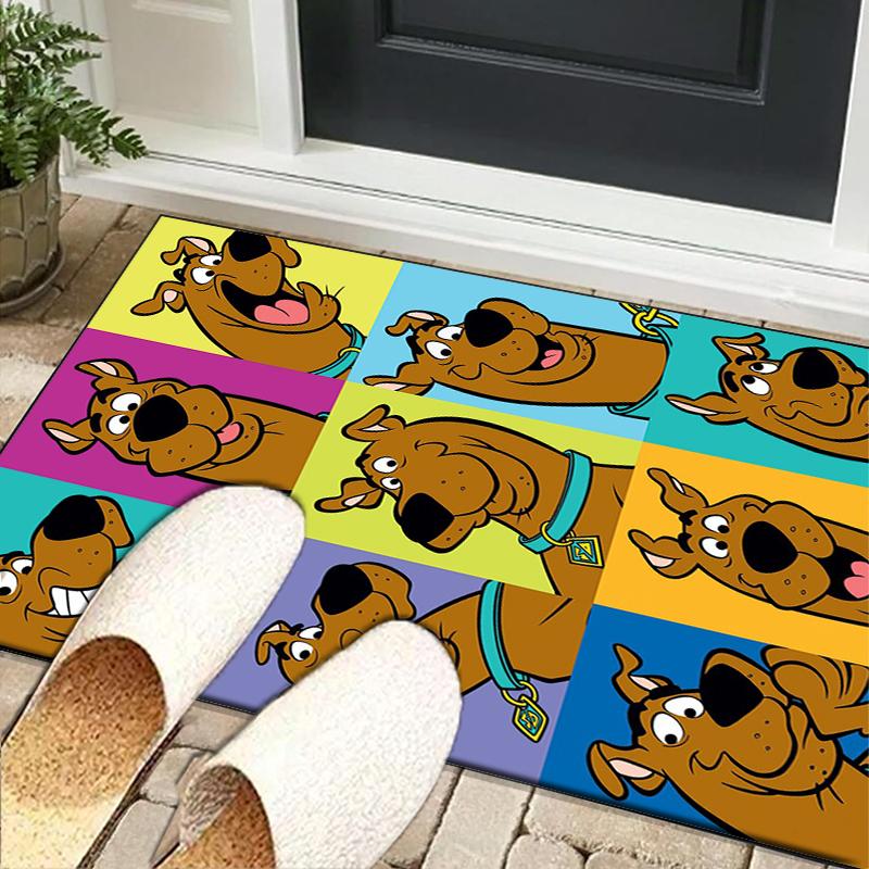 Scoo-dog Halloween Mystery Office Rug Chair Mat, Game Carpet, Suitable for Front Door, Bedroom, Living Room, Desk, Holiday Gift