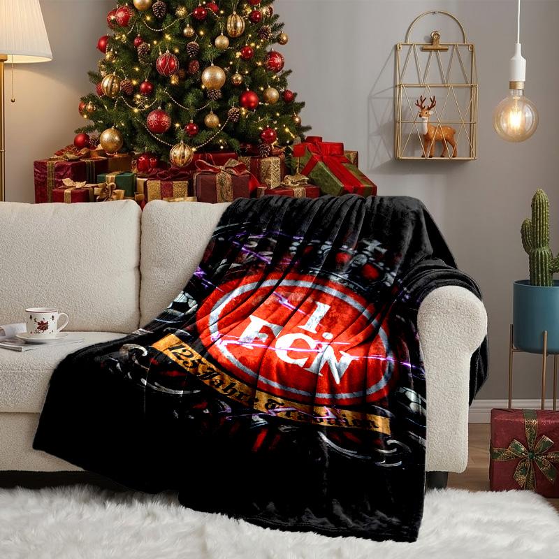 Coperta Kaiserslautern Leggera Ideale Coperta da Letto Perfetta per Viaggi, Campeggio, Soggiorni, Uffici, Divani, Ventilatore Regalo di Natale