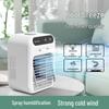 Portable Spray Humidifying Desktop Fan - Small Air Conditioner for Dorms and Homes