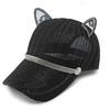 Cute Cat Ears Baseball Cap Outdoor Summer Girl