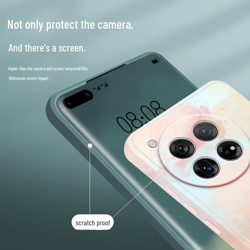 OnePlus 12 Silikonhülle - Weiche Flüssigabdeckung für OnePlus 11, Ace2Pro, 10Pro, 9RT, 8T, 7Pro