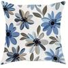 Blue - toned Floral Elegance PillowcasesLiving room sofa cushion cover, soft and comfortable, bedroom room decoration