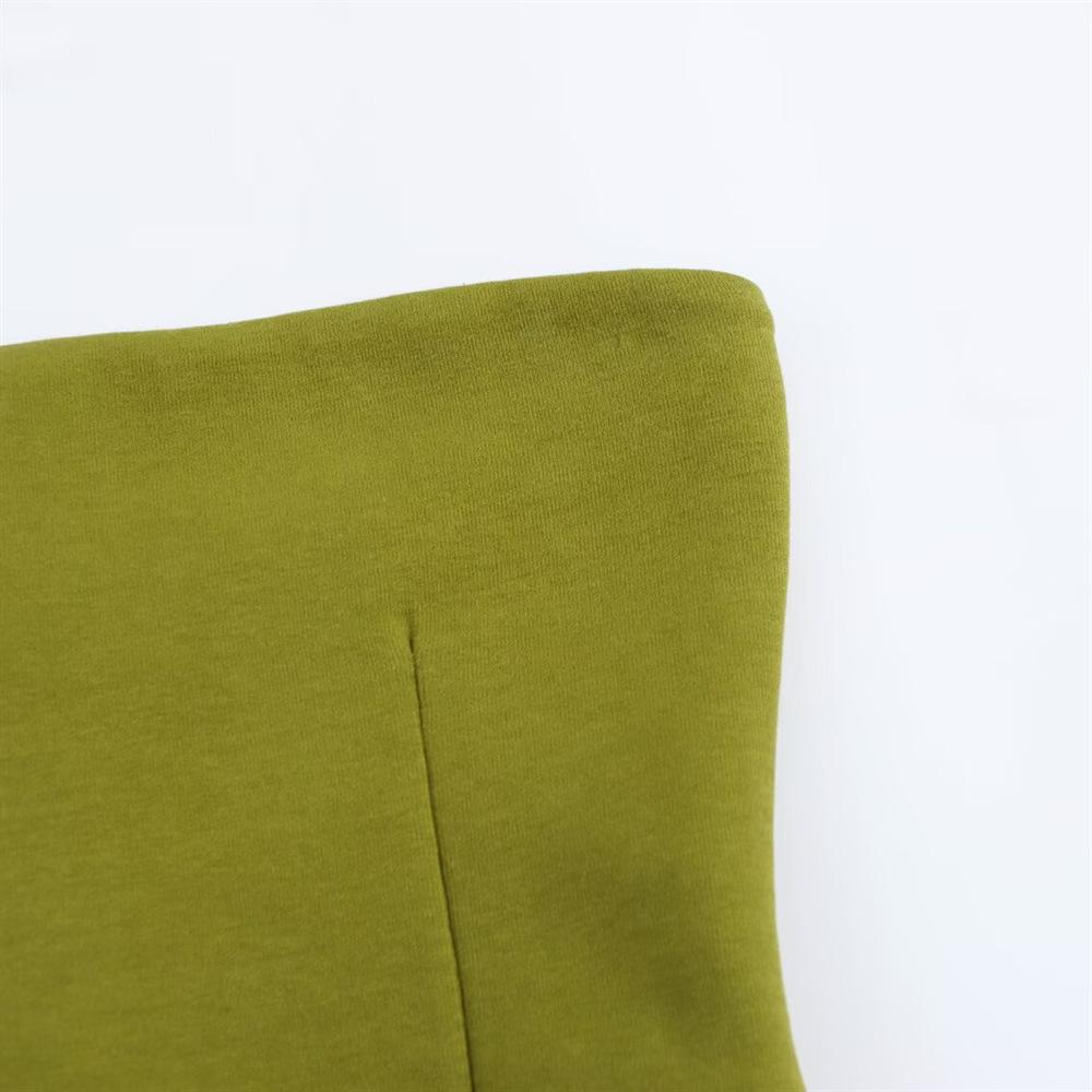 Spring 2025 Women's Fashion: Slim Fit Simple Tube Vest Top