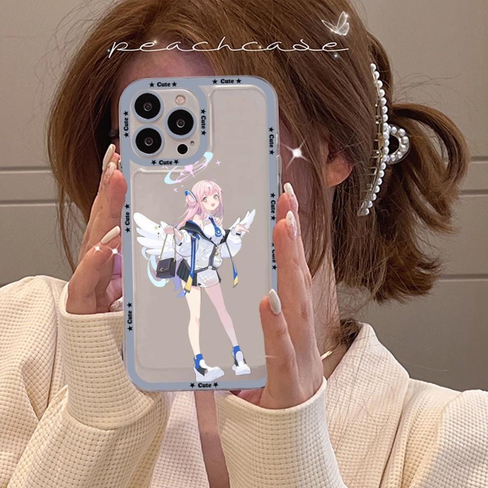 

Синий архивный чехол для телефона iPhone 15 11 12 13 14 Mini Pro Max XR X XS TPU прозрачный чехол iphone 11