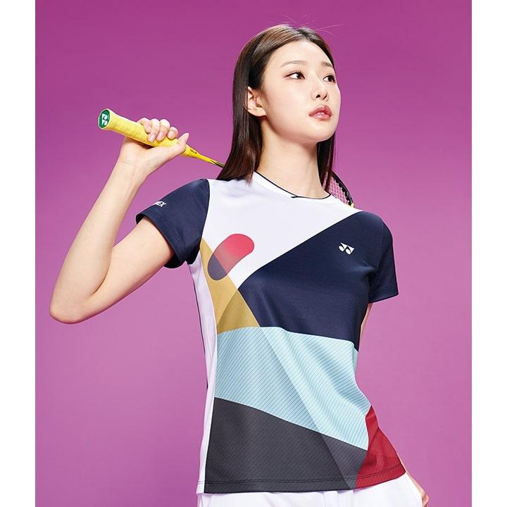 YONEX 233Ts030F Dark Navy Women'S Artwork Point Gamewear