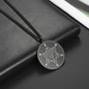 Dawapara Abracadabra Anhänger Abraxas Kabbalistische Magie Okkult Esoterisch Amulett Halskette Übernatürlich Edelstahl Schmuck