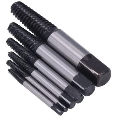 6pcs Spiral Groove Broken Screw Remover Carbon Steel Bolt Extractor Screw Extractor  Dropped Screw