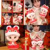 Adorable 2025 Tang Suit Snake Plush Toy Zodiac Snake Doll For New Year Gifts