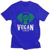 Custom Vegan Power Tshirts for Unisex Short Sleeves T Shirt Cool Powered By Plants T-shirts Pure Cotton Tee Gift