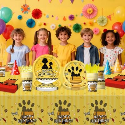 Popular Snoopy Themed Party Supplies Birthday Decorations Snoopy Birthday Decorations Props Decorations