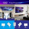 HY300Pro 4K Portable Ultra HD LCD Projector with Wireless Screen Mirroring for Living Room