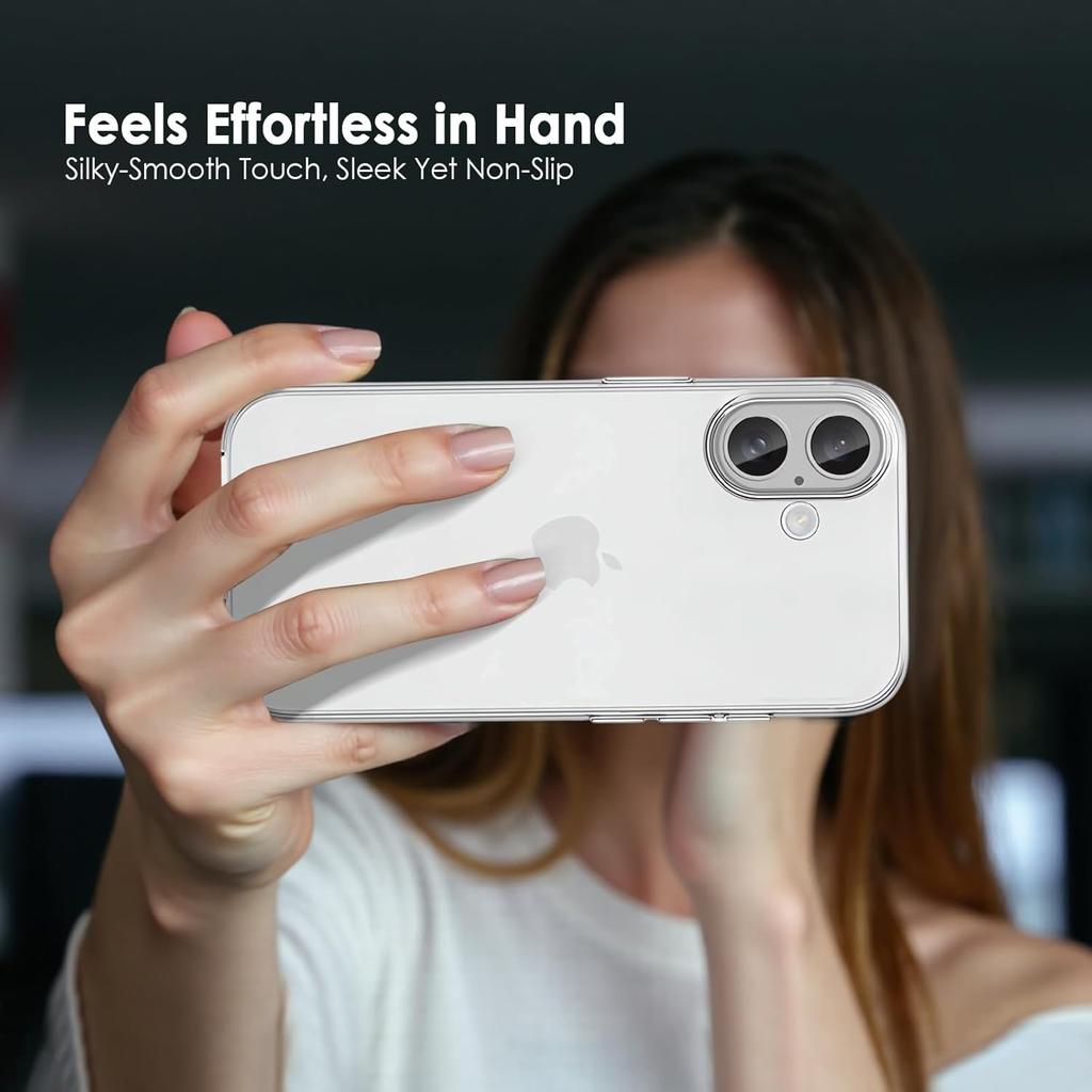 Clear Case For For Iphone 17 Air 17E 16E 16 Pro Max 1 Plus 14 13 Mini 12 11 X XS XR SE 7 8 For Iphone17 For Iphone16 Phone Cover