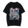 Funny Manga Muscular Ninja Mice Muki Gym T Shirt Anime Demon Slayer Uzui Tengen Tshirt Unisex T Shirts Streetwear Y2K
